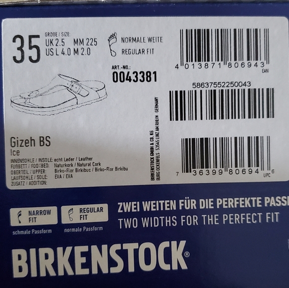 New Birkenstock Gizeh Taupe Ice Sandals - Picture 7 of 9